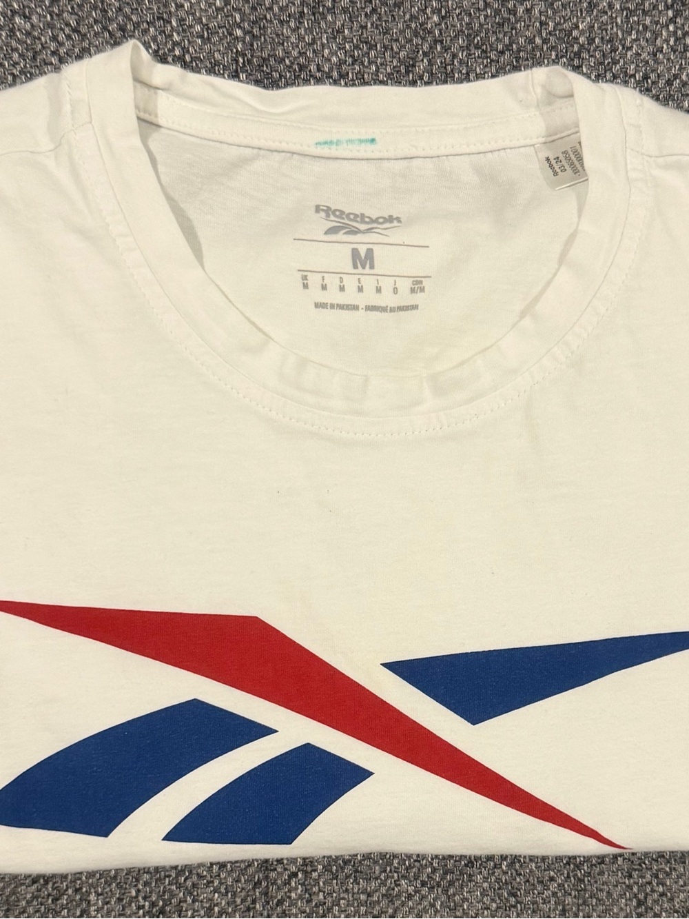 Reebok Women’s Logo Graphic T-Shirt - Red & Blue